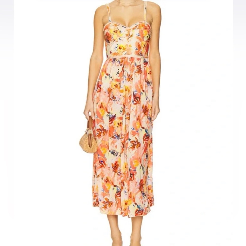 ULLA JOHNSON Eliza Midi Dress Sz 0